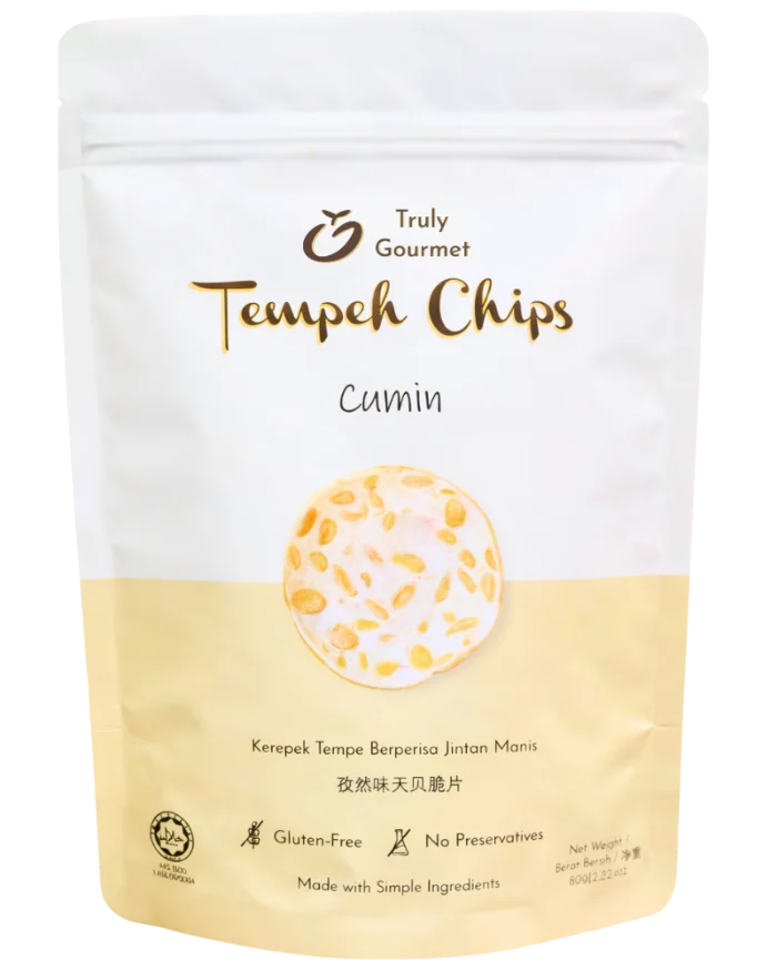 Cumin tempeh chips